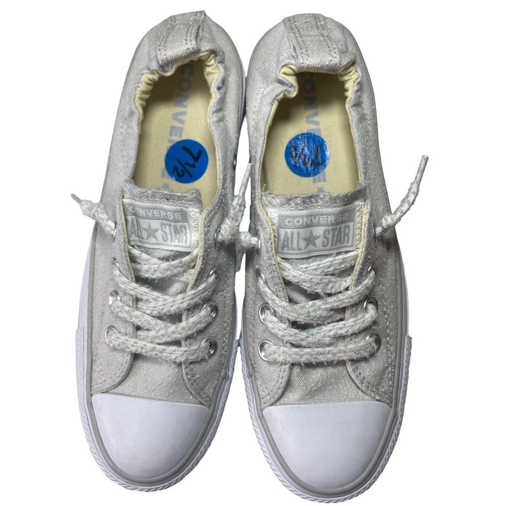 CONVERSE Chuck Taylor All Star Shoreline LINEN SLIP ONS low top - Picture 4 of 16